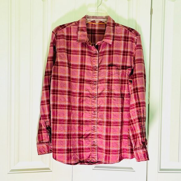 Set of 3: Pretty Pink Oversized Flannel Shirts (XL) Excellent Condition - Picture 2 of 7